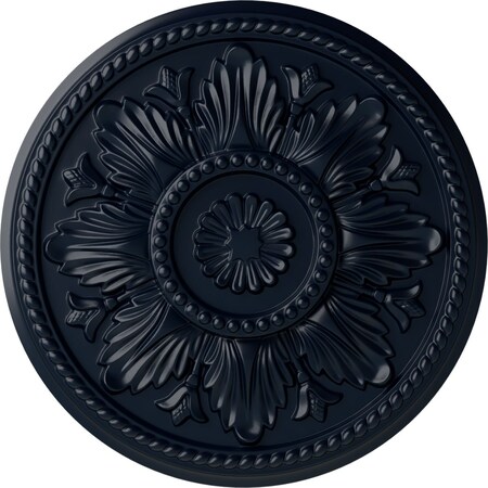 Edinburgh Ceiling Medallion (Fits Canopies up to 5 1/4"), 18"OD x 1 3/4"P, Midnight Dream
